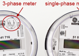 single- vs. 3-phase meter
